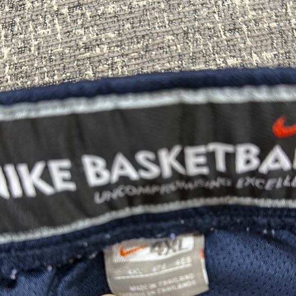 Men's Navy and White Shorts - Picture 3 of 4